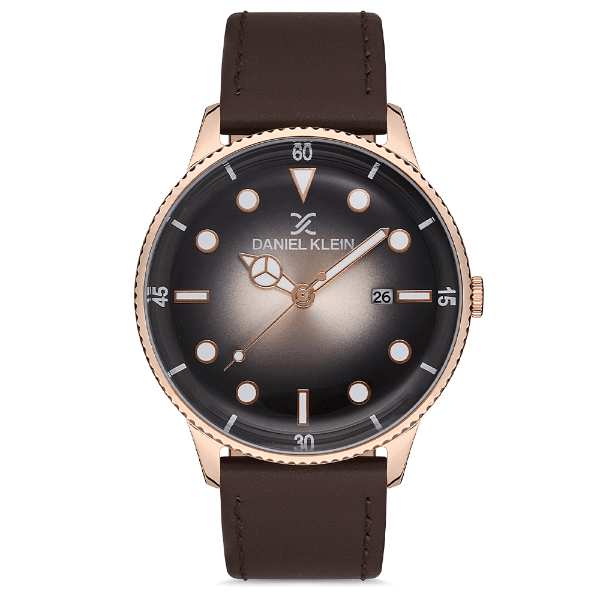 Anúncio: Relogio Analógico Masculino Daniel Klein DK.1.12668-4 Premium Gents / Pulseira de Couro Genuino - Marrom/