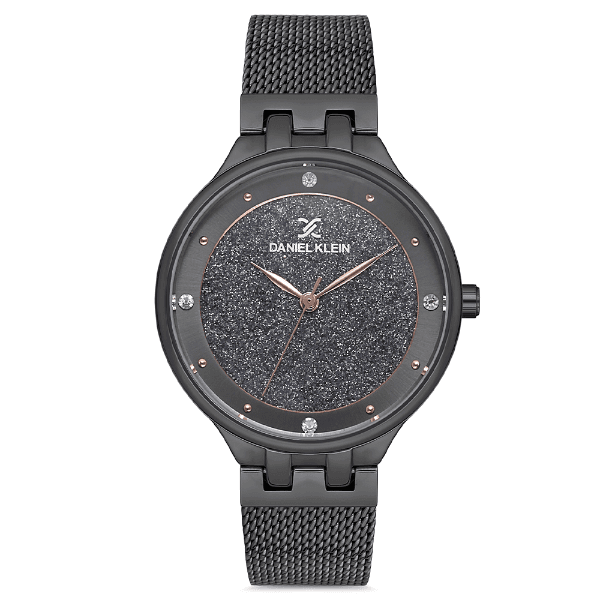 Anúncio: Relógio Analógico Feminino Daniel Klein DK.1.12683-3 Premium Ladies / Pulseira de Aço Inoxidável - Preto Glitter