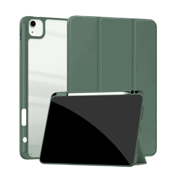 Anúncio: Capa Para Tablet / Ipad Pro 11 4Life com Compartimento para Pencil - Transparente/Verde Oscuro