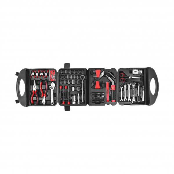 Anúncio: Kit de Ferramentas Megastar YM777 Com 189 Peças - Preto/Vermelho