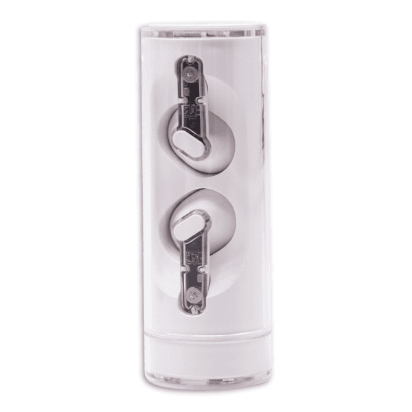 Anúncio: Fone de Ouvido Sem Fio Hybrid ENC Sweet Guard J20 Com Bluetooth 5.2 - Transparente/Branco