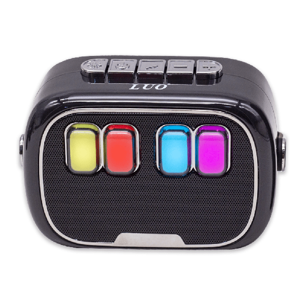 Anúncio: Mini Speaker / Caixa de Som Portátil Luo LU-3167 Com Microfone / Bluetooth / AUX / USB / TF / Recarregavel - Preto