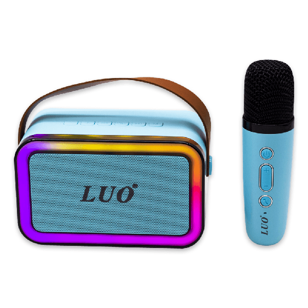 Anúncio: Mini Speaker / Caixa de Som Portátil Luo LU-3171 Com Microfone / Bluetooth / AUX / USB / TF / Recarregavel - Azul Claro