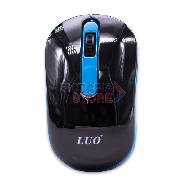 Anúncio: Mouse DPI Sem Fio Wireless Luo LU-3045  / 1000 DPI / USB-A - Preto/Azul