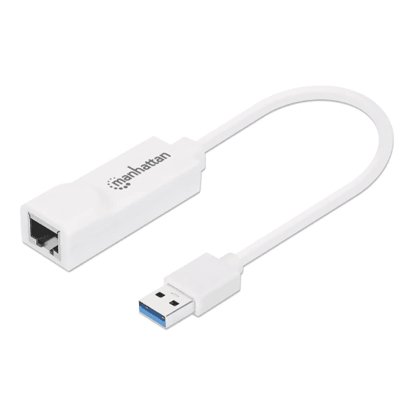 Anúncio: Cabo Adaptador Manhattan 506847 USB 3.1 Macho para RJ45 / 10/1000MBP  - Branco