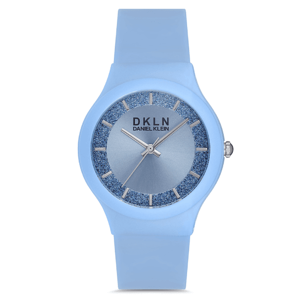 Anúncio: Relogio Analógico Feminino Daniel Klein DK.1.12713-3 DKLN Ladies / Pulseira de Silicone - Azul Claro
