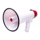 Anúncio: Megafone Tomate MLB-002 Recarregavel / 30W / 600 Metros / 1800Mah / Funçao de Sirene - Grabaçao / USB / Carto TF / Audio 3.5mm(Bateria Nao Incluida) - Branco/Vermelho Plastico Trincado Consultar com vendedores