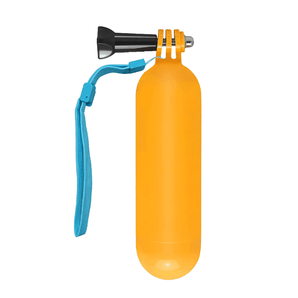 Anúncio: Suporte Boia Flutuador 4life Versaflex Colletion Floaty Blobber + Strap + Screw FL16 para Camera de Açao Gopro - Amarelo