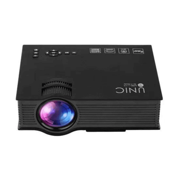 Anúncio: Projetor Unic UC68 com Wi-Fi / HDMI / VGA / USB 2.0 / Leitor de Cartao SD / LED / Android 4.2.2 - Preto