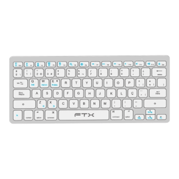 Anúncio: Teclado FTX FTXB1000 Sem Fio Ultra Slim / Com Bluetooth / Espanhol - Cinza