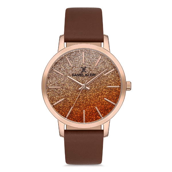 Anúncio: Relógio Analógico Feminino Daniel Klein DK.1.12760-5 Premium Ladies / Pulseira de Couro Genuino - Rose Gold/Marrom