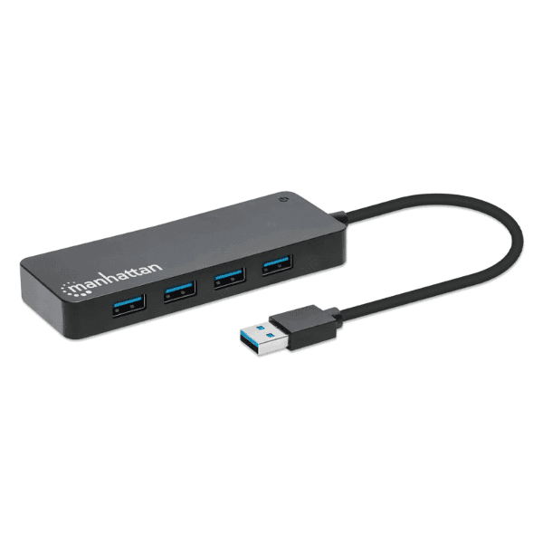 Anúncio: Hub Adaptador Multiporta Manhattan 168403 / USB-A / 7 Em 1 / USB-A X7 / USB-C - Preto