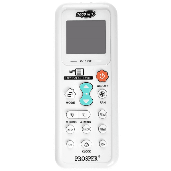 Anúncio: Controle Universal para Ar Condicionado Prosper K-1029E - Branco