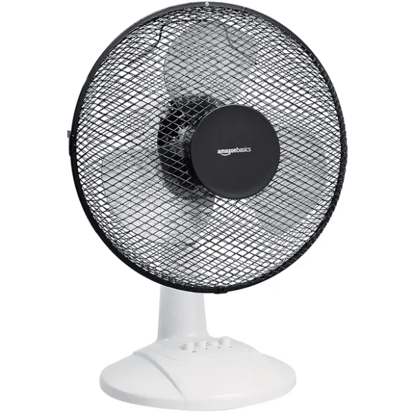 Anúncio: Ventilador de Mesa Amazon Basics B07TGJ1QQR / 40W / 220V ~ 50Hz - Preto/Branco