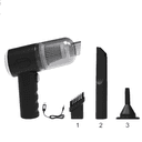 Anúncio: Mini Aspirador de Po Portatil 3 Em 1 Vacuum Cleaner AS-228 / Recarregavel / USB - Preto