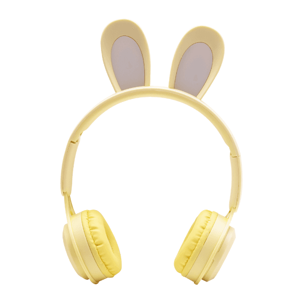 Anúncio: Fone de Ouvido Sem Fio Stereo Headphone MZ-08R Com Bluetooth / 400Mah - Amarelo