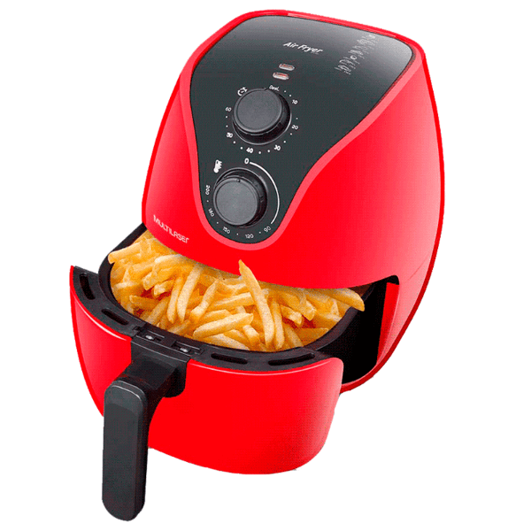 Anúncio: Fritadeira Eletrica Multilaser CE083USA / 4 Litros / 1500W / 110V - Vermelho