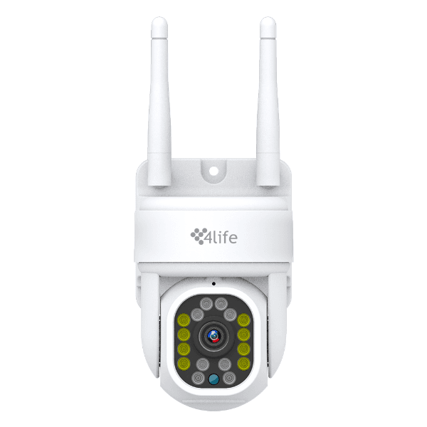 Anúncio: Camera de Segurança 4life Smart Wifi Outdoor 360° 2a Geração (FLD7G)  2.5K / 4MP / Suporte Onvif / Microfone / Alarma / Detecção Humana / Visao Noturna /App Tuya Smart Life  - Branco