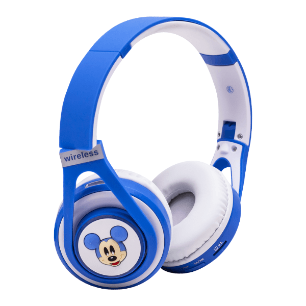 Anúncio: Fone de Ouvido Sem Fio MA-8 Mickey Wireless Headphone Com Bluetooth / FM - Azul/Branco