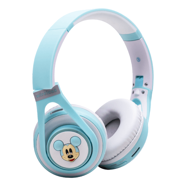 Anúncio: Fone de Ouvido Sem Fio MA-8 Mickey Wireless Headphone Com Bluetooth / FM - Verde Claro/Branco
