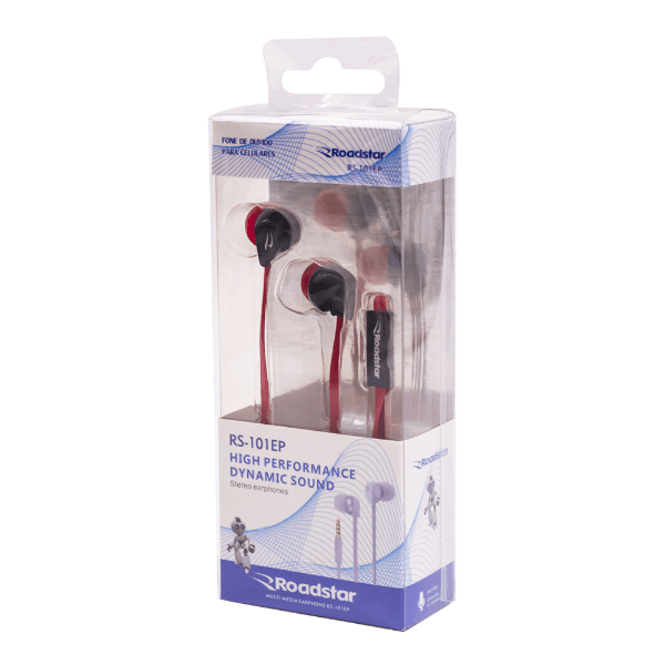 Anúncio: Fone de Ouvido Com Fio Roadstar RS-101EP / P2 - Vermelho