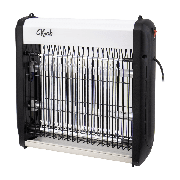 Anúncio: Mata Insetos Eletrico Krab KBMIE60 / 6W / 2 Lampadas UV / 110V ~ 60Hz - Branco/Preto