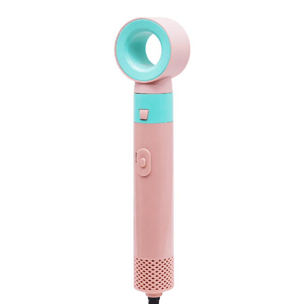 Anúncio: Modelador De Cachos / Secador De Cabelo Elétrico BBY-100 5 em 1 / 600W / Bivolt - Verde/Rosa Claro