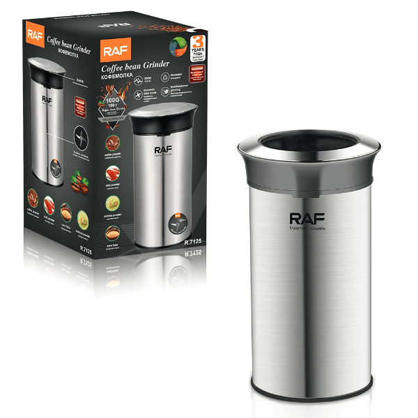Anúncio: Moedor de Cafe Eletrico Raf R.7125 / 350W / 100G / 220V - Inox