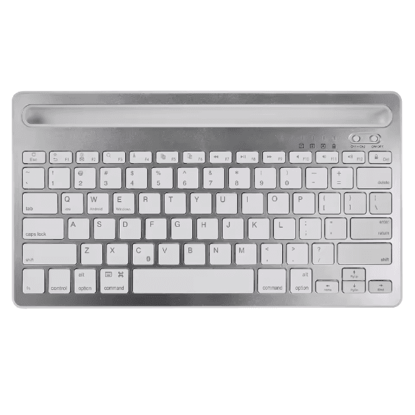 Anúncio: Teclado Keyboard Wireless Com Bluetooth / Multi-Plataform / 10M - Silver