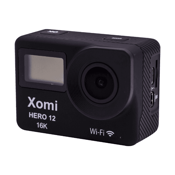 Anúncio: Camera de Açao Xomi Hero 12 / 16K / Full HD / 2" / 170º / Waterproof 50M / Wifi / Com Acessórios - Preto