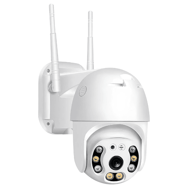 Anúncio: Mini Camera de Segurança Smart Wifi S-H8 / 5MP / Wifi / HD / Microfone / Alarma / Detecção Humana / Visao Noturna / App Icsee - Branco