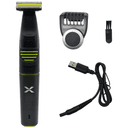 Anúncio: Aparalho de Barbear Sem Fio Xion XI-HAIRONE / Aparador de Barba - Cinza/Verde