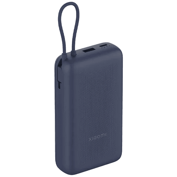 Anúncio: Carregador Portátil Powerbank Xiaomi PB2030MI / 20000Mah / 33W / USB-C / USB-A + Cabo USB-C Embutido - Azul
