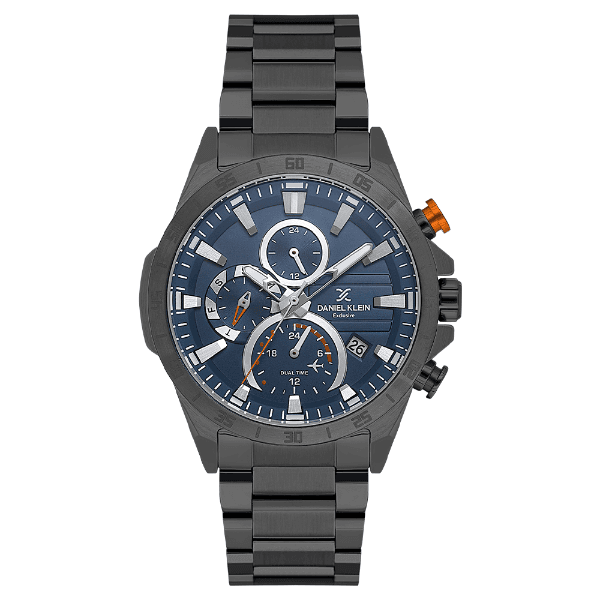 Anúncio: Relogio Analógico Masculino Daniel Klein DK.1.13992-4 Exclusive Gent / Pulseira de Aço Inoxidável - Preto/Azul