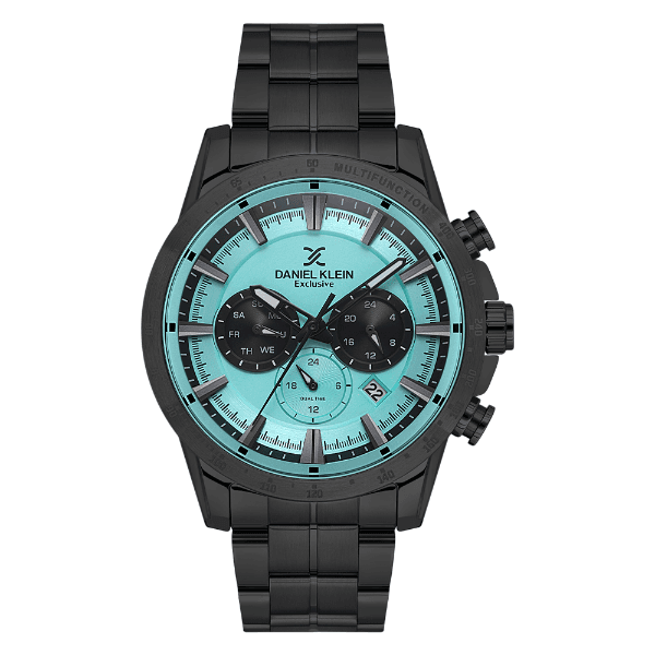 Anúncio: Relogio Analógico Masculino Daniel Klein DK.1.14005-2 Exclusive Gent / Pulseira de Aço Inoxidável - Preto/Azul