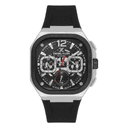Anúncio: Relogio Analógico Masculino Daniel Klein DK.1.14008-1 Exclusive Gent / Pulseira de Silicone - Preto/Prata