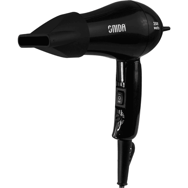 Anúncio: Secador de Cabelo Onida ON-219 Mini / 3 Temperaturas / 2 Velocidades / 3500W / Bivolt - Preto