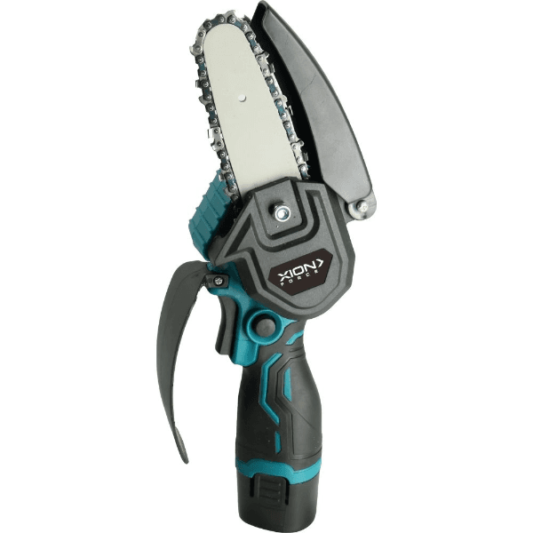 Anúncio: Mini Motosserra Sem Fio Xion XI-TOOLHS14W / 12V / Bivolt - Turquesa/Preto
