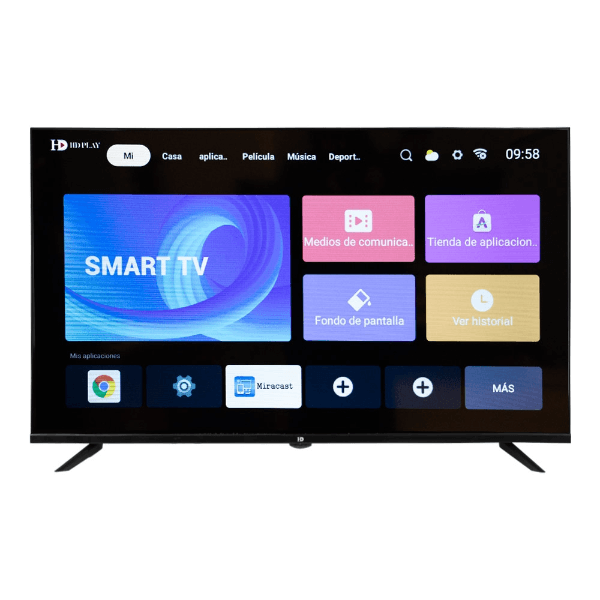 Anúncio: Smart TV LED HD Play TVHDS43F2 / 43'' / Full HD / USB / HDMI / Wi-Fi / Android 14 - Preto
