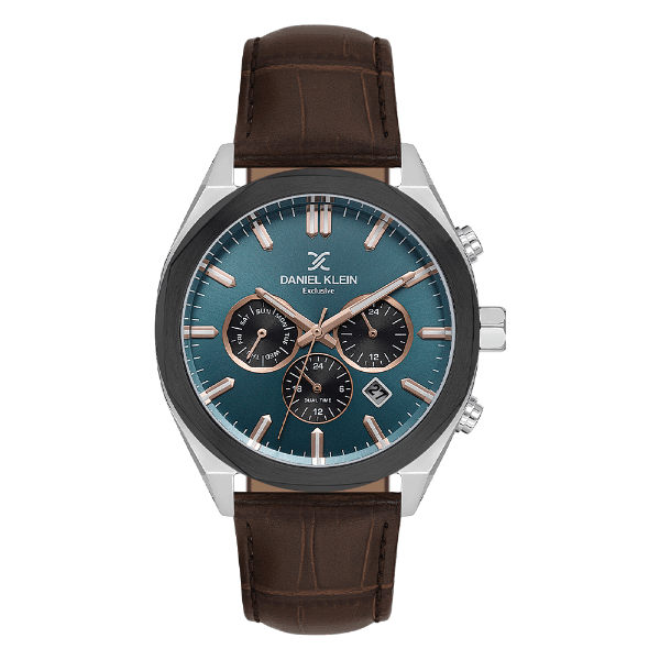 Anúncio: Relogio Analógico Masculino Daniel Klein DK.1.14065-4 Exclusive Gent / Pulseira de Couro - Marrom/Verde
