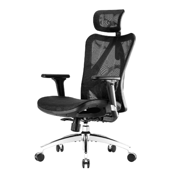 Anúncio: SIHOO M57 Cadeira ergonômica de escritório, cadeira de mesa de computador com encosto de cabeça ajustável e suporte lombar, cadeira giratória executiva com encosto alto para escritório ou em casa