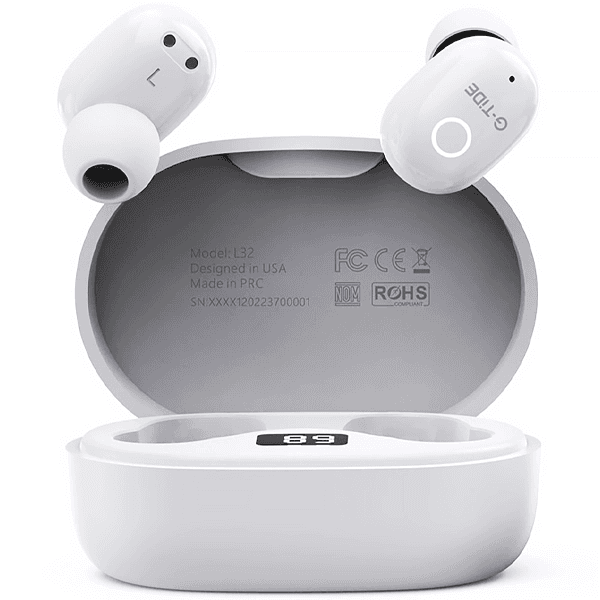 Anúncio: Fone de Ouvido Sem Fio G-TiDE L32 Com Bluetooth e Microfone - Branco