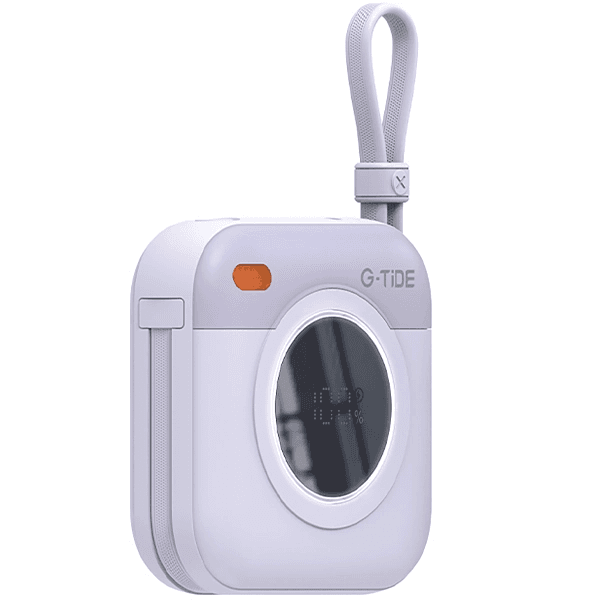 Anúncio: Carregador Portatil Powerbank Wireless G-TiDE Multi X1 / 20W / 10000mAh / 2 Saídas USB-C / Lightning - Roxo