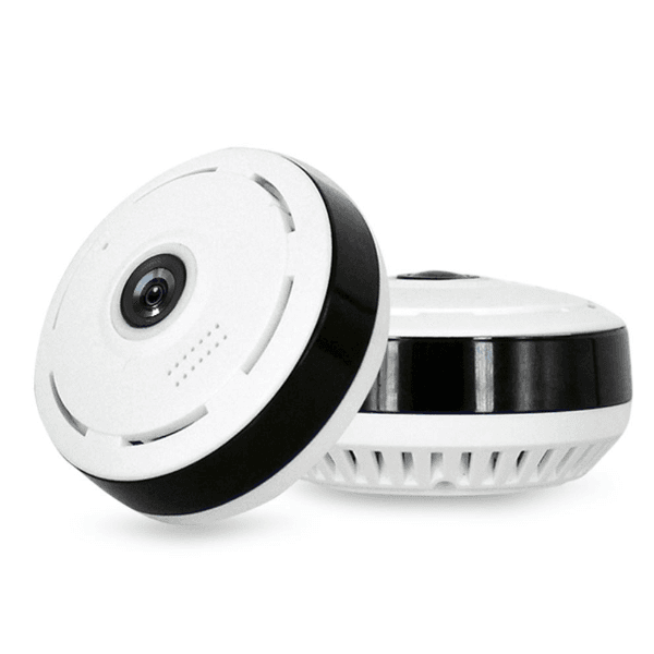 Anúncio: Mini Camera de Segurança HD WiFi Panoramic / App V380 PRO - Branco/Preto
