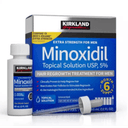 Anúncio: Solução Capilar Kirkland Minoxidil 5% para Crescimento de Barba e Cabelo - 6 x 60ml