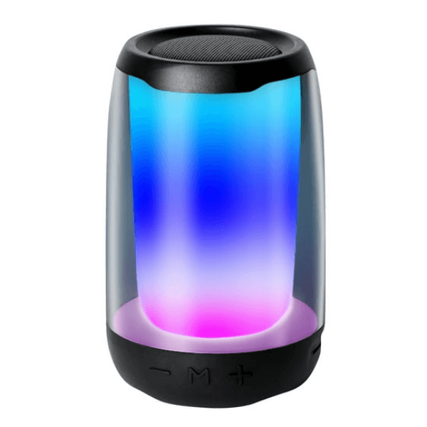 Anúncio: Mini Speaker Pluse 4 Mini 360 Lightshow SAW25224 Com Bluetooth / LED RGB - Preto