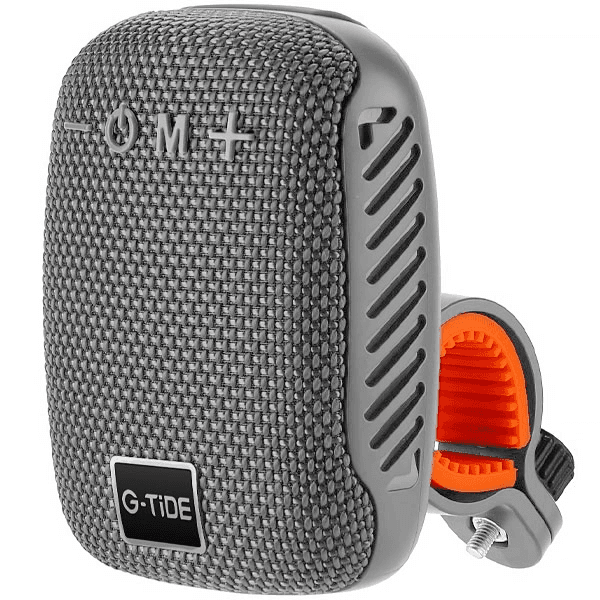 Anúncio: Mini Speaker G-TiDE SV01 Com Bluetooth / Aux / USB / 5W / 500Mah - Cinza