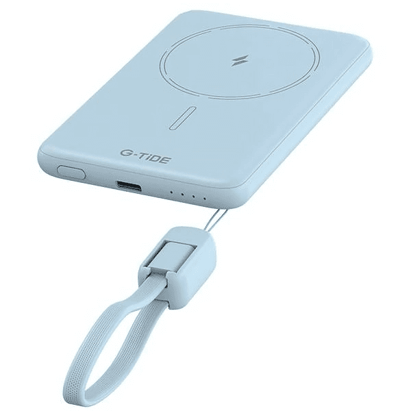Anúncio: Carregador Portatil Wireless PowerBank G-TiDE Slim 01 / 5000Mah / 20W / USB-C - Azul