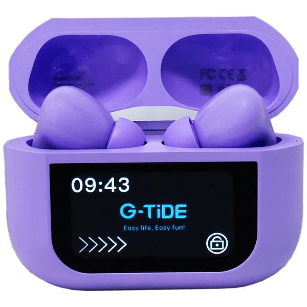 Anúncio: Fone de Ouvido Sem Fio G-Tide Future Pod DWS1 Com Bluetooth e Painel TouchScreen - Roxo