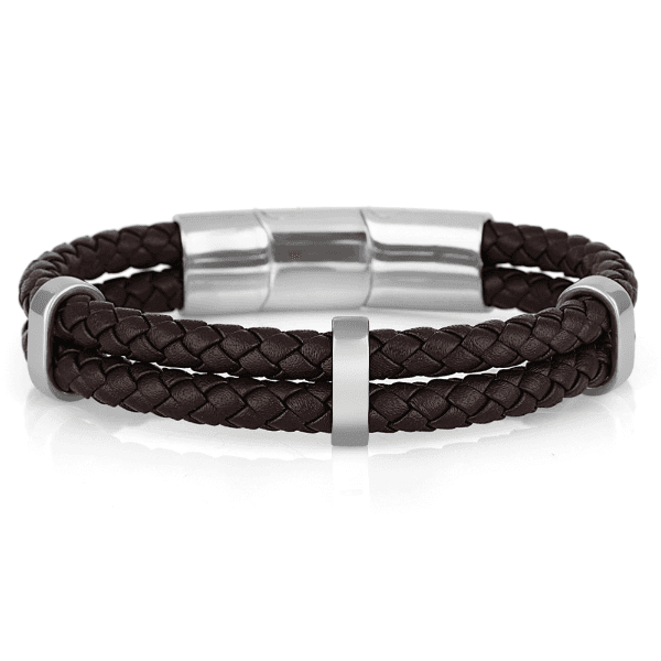 Anúncio: Pulseira Masculino Daniel Klein DKJ.14.10002-3 - Marrom/Prata